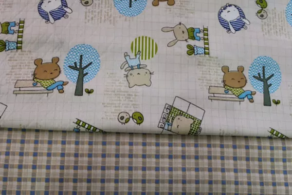 Детская постель в кроватку, Сатин Вечерняя прогулка 2