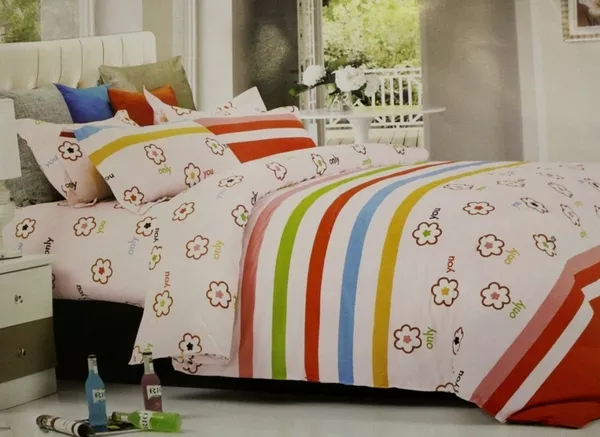 Постельное белье сатин купить недорого, Комплект Only you white