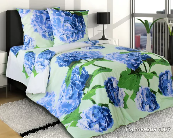 Постельная ткань в розницу,  бязь белорусская Гортензия 