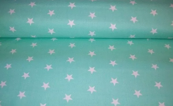  Детское постельное Звезды на мятном