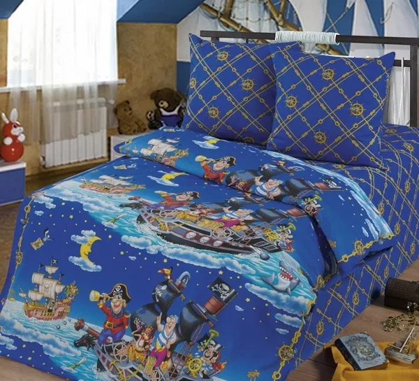 Детская постель недорого,  Комплект Пираты