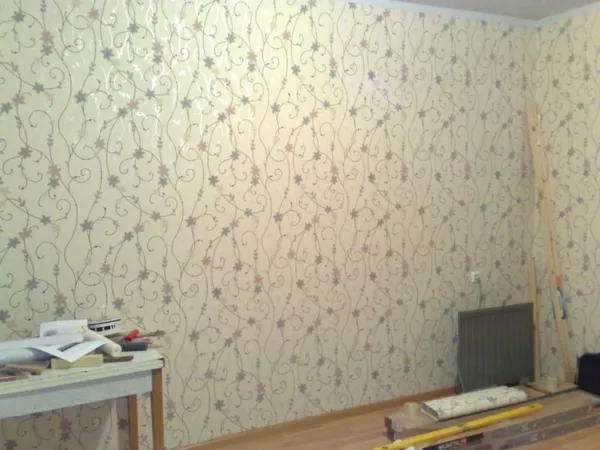 Поклейка обоев в Киеве 