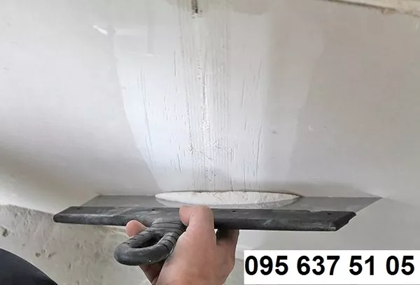 Шпаклевка потолка 