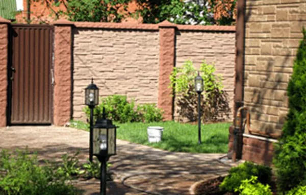 Бетонный еврозабор 4