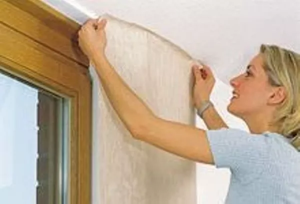 Клеим обои Киев