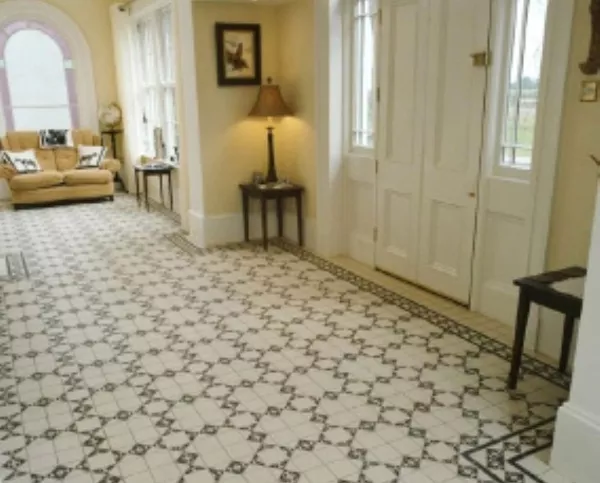 Укладка половой плитки 