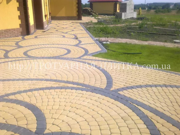 Производство тротуарной плитки от 80 грн. за м2.