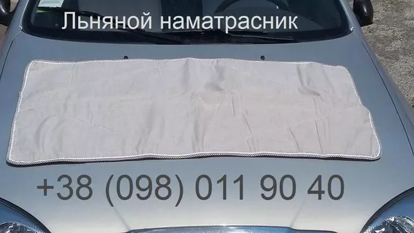 Льняной наматрасник в детскую кровать