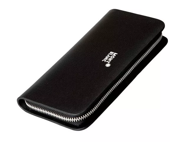 Мужской клатч «Mont Blanc» натуральная кожа,  доставка по Украине