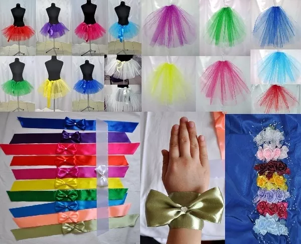 Свадебное: аксессуары для девичника - фата, юбки, бантики и др