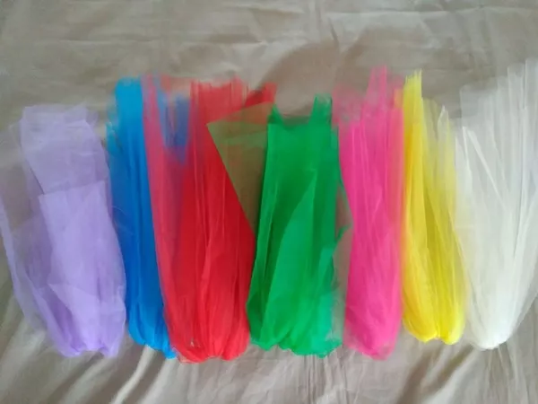 Фата цветная, для подружек невесты, для девичника 4