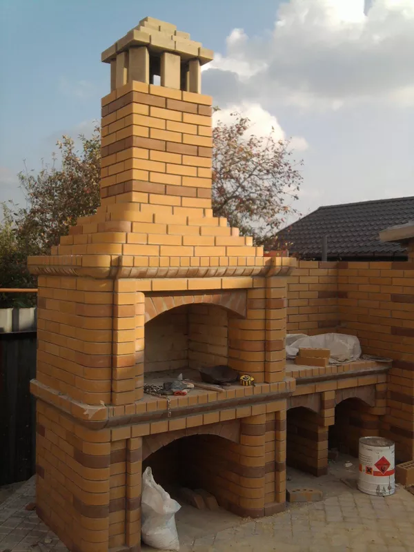 Русские печи,  уличные барбекю,  кирпичные мангалы в Киеве и области