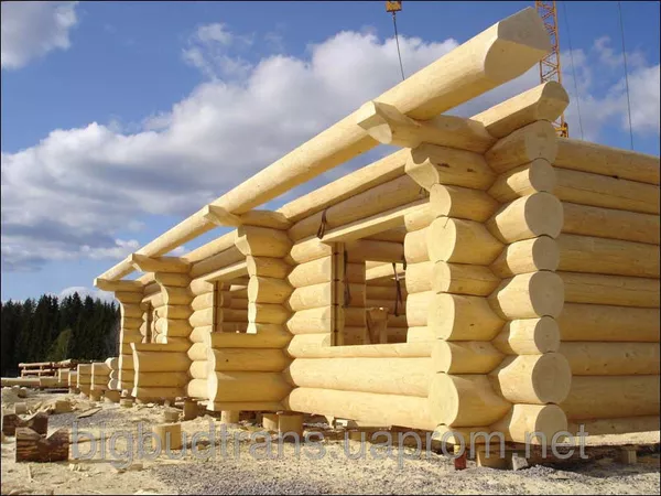 Услуга строительство деревянных домов со сруба