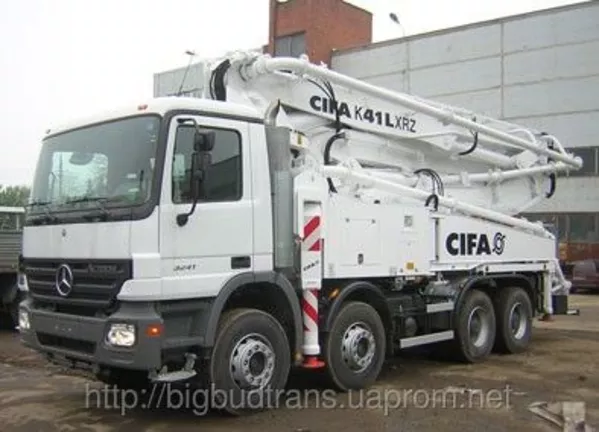 Услуги бетононасоса 