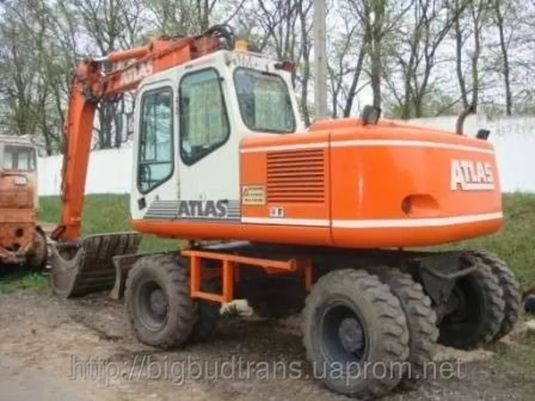 Аренда полноповоротного  экскаватора Atlas 2