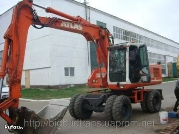 Аренда полноповоротного  экскаватора Atlas 3