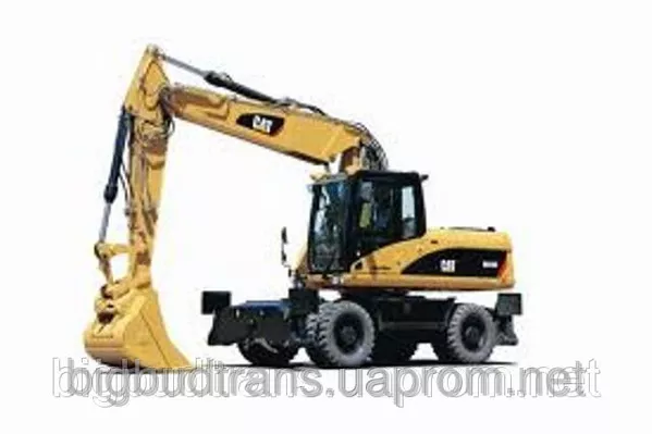 Аренда полноповоротного колесного экскаватор CAT