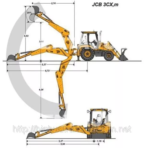 Екскаватор погрузчик JCB 2