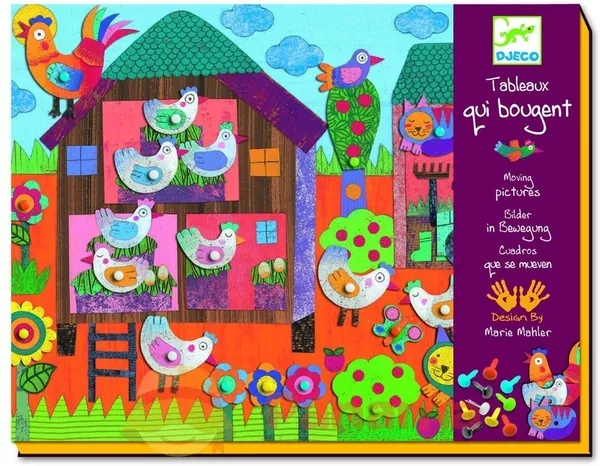 Художественный комплект Подвижная ферма DJECO