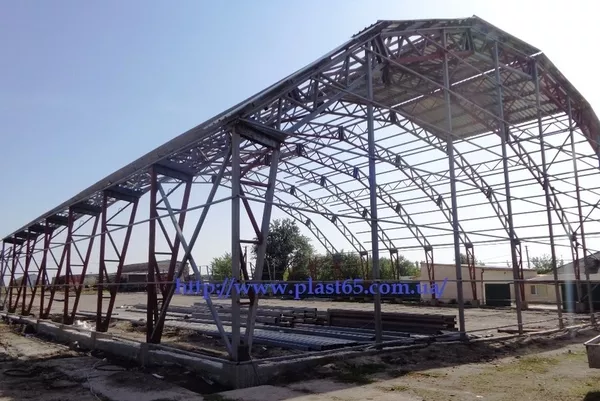 Каркасные ангары под ключ, строительство каркасных ангаров, складов.