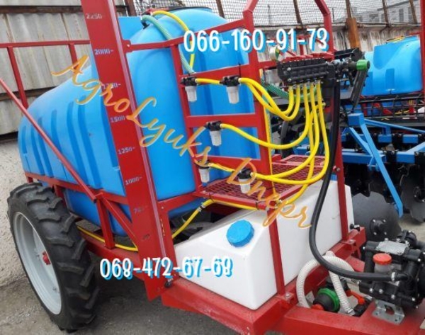 Прицепные Опрыскиватели 2000л-2500 л, 2019 года выпуска!