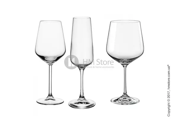 Набор бокалов для белого,  красного и шампанского вин Villeroy & Boch к