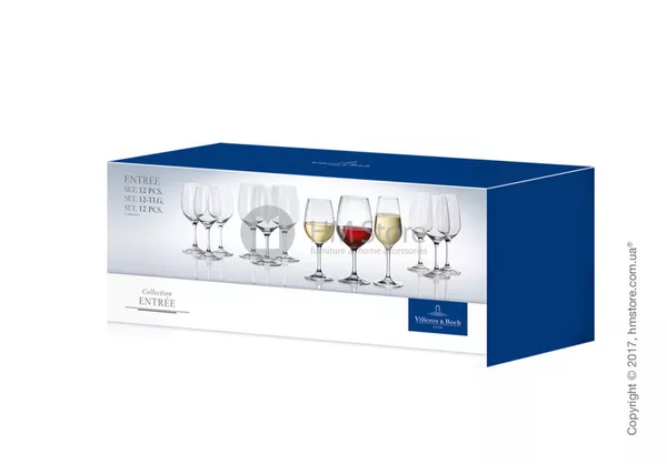 Набор бокалов для вина Villeroy & Boch коллекция Entree на 4 персоны ( 2