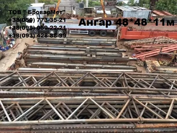 продам ангар 48*84*11м бу