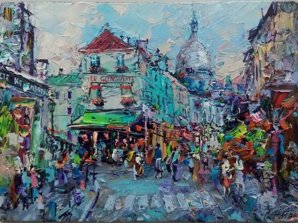 Картины-миниатюры городов мира 2