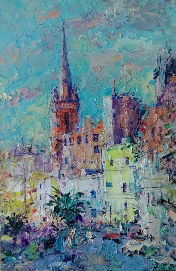 Картины-миниатюры городов мира 3