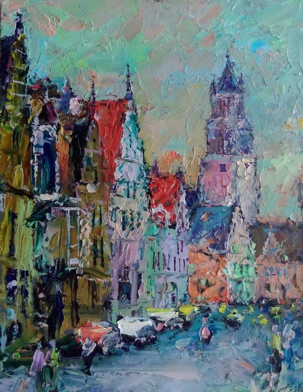 Картины-миниатюры городов мира 4