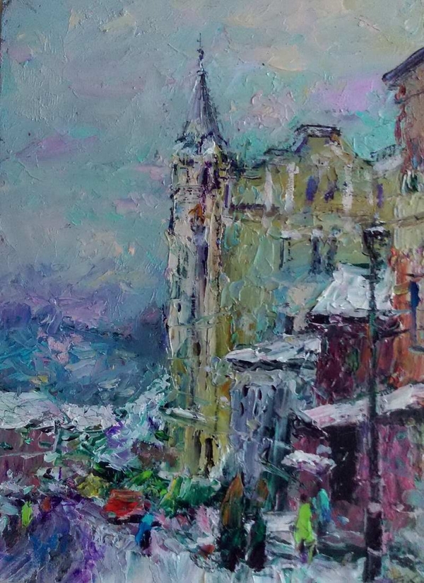 Картины-миниатюры городов мира 5