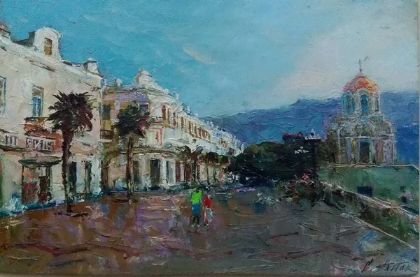 Картины-миниатюры городов мира 8