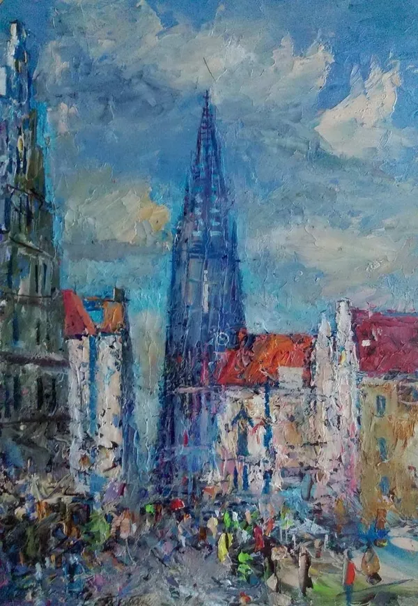 Картины-миниатюры городов мира 10