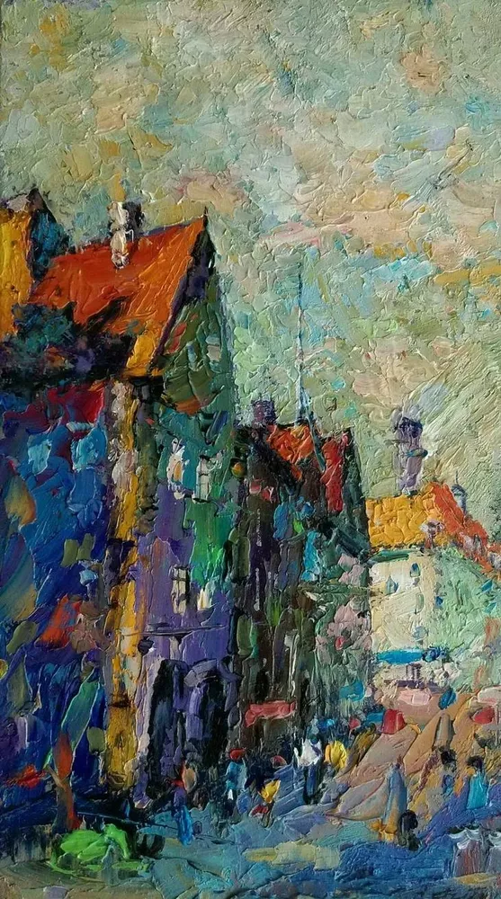 Картины-миниатюры городов мира 16