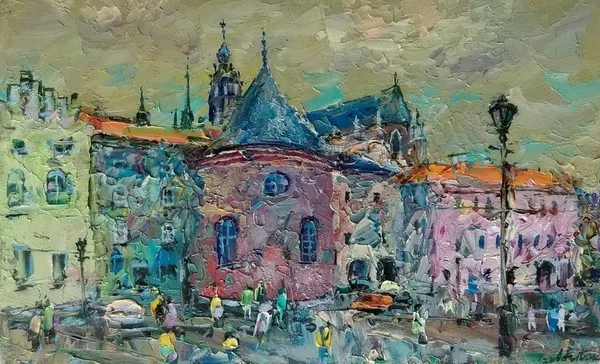 Картины-миниатюры городов мира 17