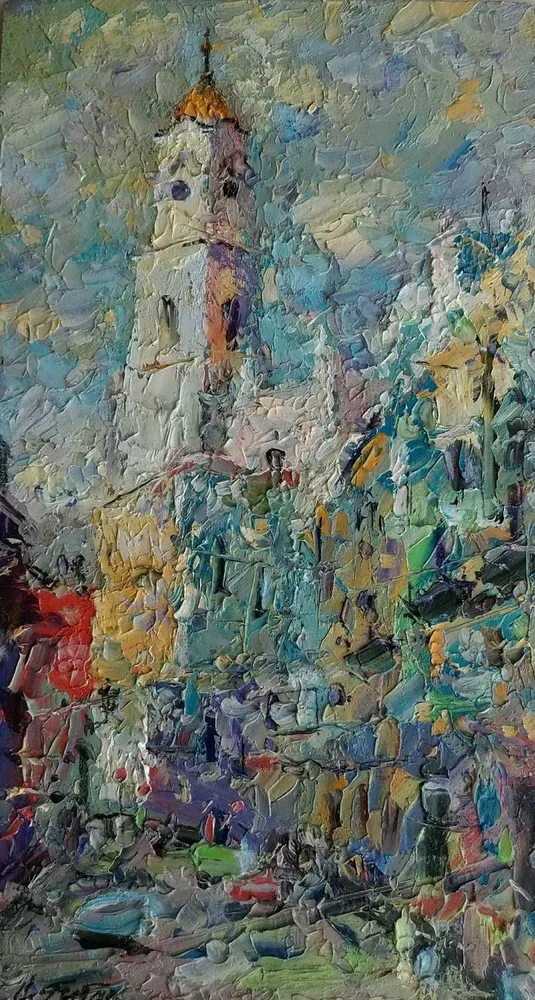 Картины-миниатюры городов мира 18