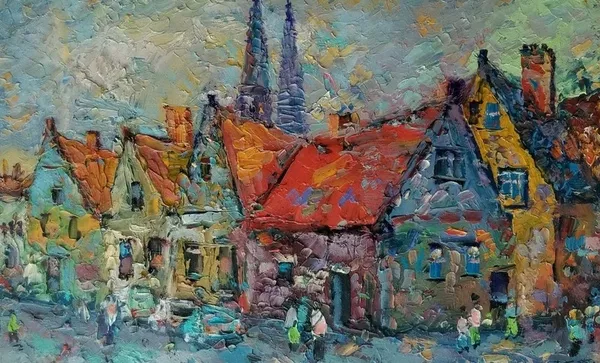 Картины-миниатюры городов мира 19