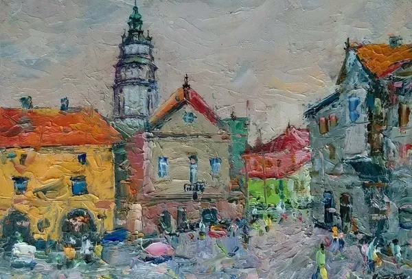 Картины-миниатюры городов мира 20