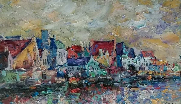 Картины-миниатюры городов мира 21