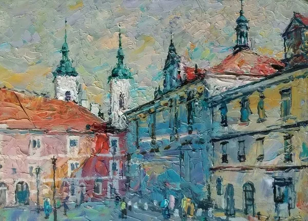 Картины-миниатюры городов мира 22