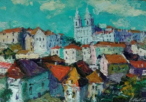 Картины-миниатюры городов мира 24