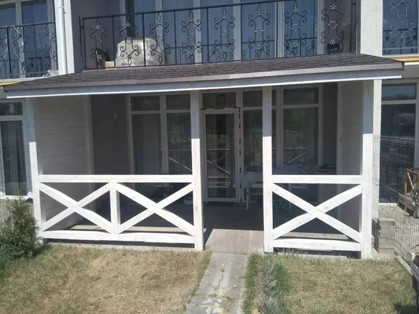 Веранда из дерева. Терраса из дерева. Пристройка к дому. 5