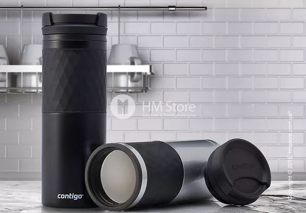 Термочашка Contigo Glaze,  Matte Black 2