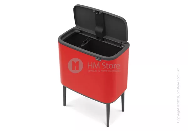 Ведро Brabantia для распределения мусора Bo Touch Bin, Passion Red 2