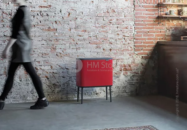 Ведро Brabantia для распределения мусора Bo Touch Bin, Passion Red 4