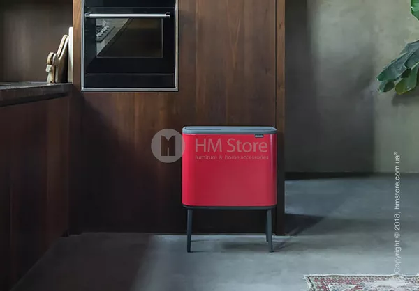 Ведро Brabantia для распределения мусора Bo Touch Bin, Passion Red 5