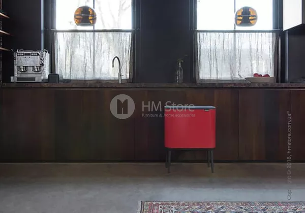 Ведро Brabantia для распределения мусора Bo Touch Bin, Passion Red 6