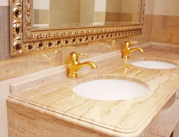 Итальянские изделия из мрамора: мозаика, ванны, плитка, столешницы, ум