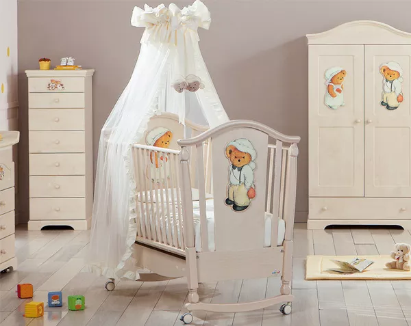Итальянская мебель для детских комнат: кроватки,  кровати,  пеленальные  7